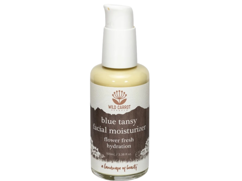 Wild Carrot Facial Moisturizer, Blue Tansy, 3.38 fl oz/100 mL