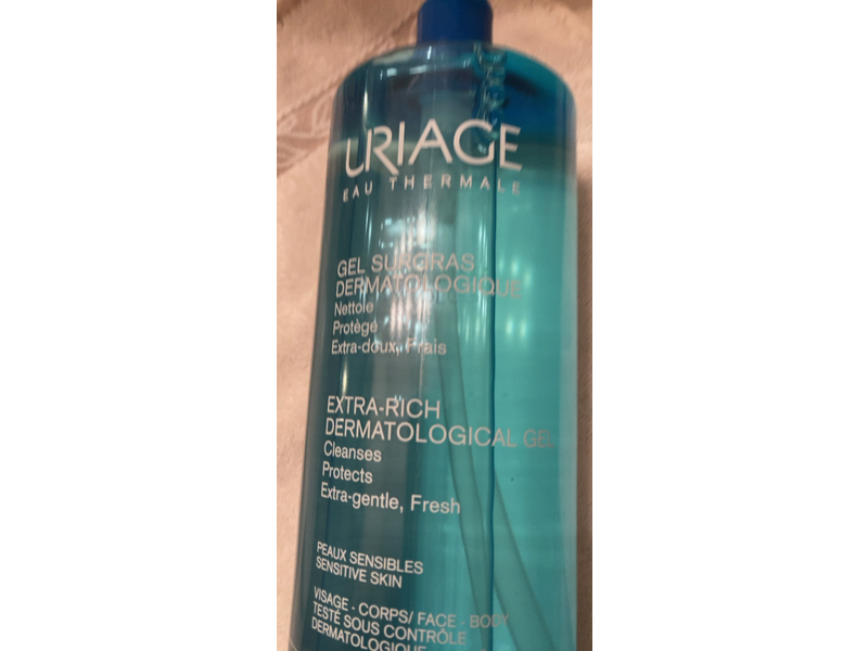 Uriage Extra-Rich Dermatological Gel, 33.8 fl oz/1 L