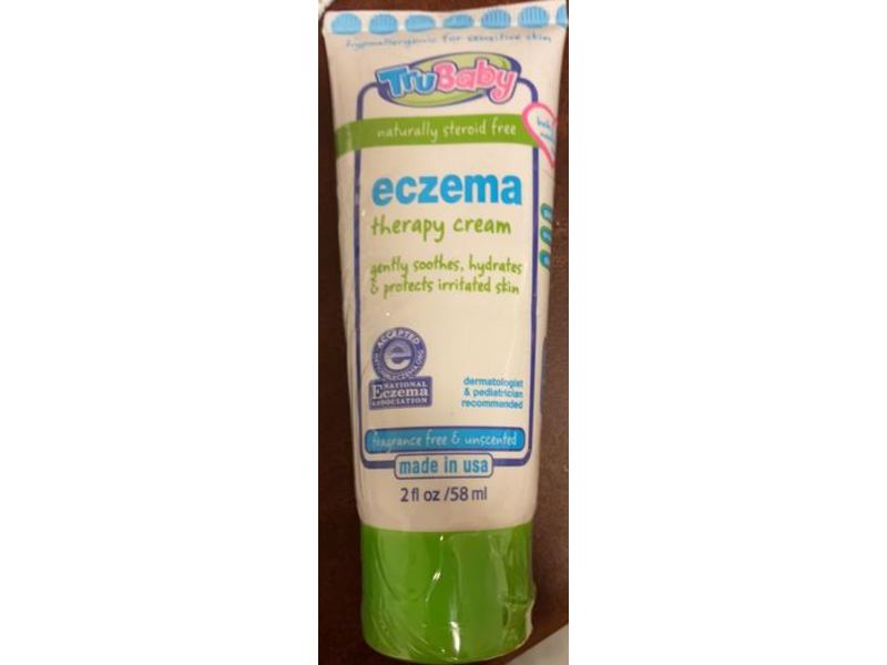 Trubaby Eczema Therapy Cream, Fragrance Free & Unscented, 2 fl oz/58 mL
