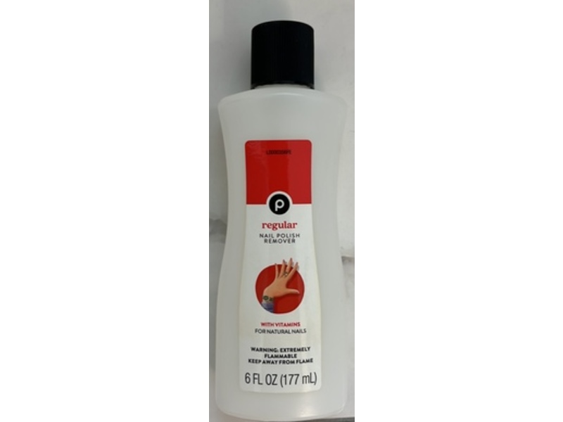 Publix Nail Polish Remover, Regular, 6 fl oz/177 mL