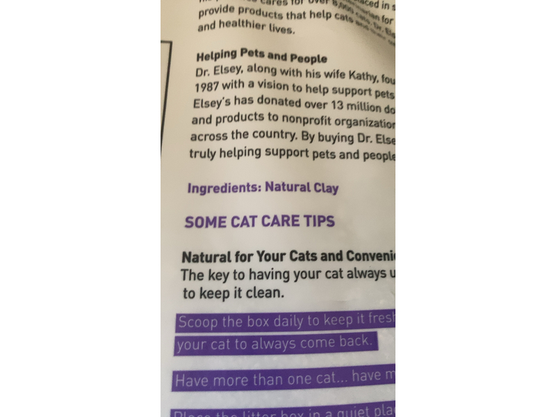 Dr. Elsey's Clumping Cat Litter, Clean Tracks, 18.14 kg