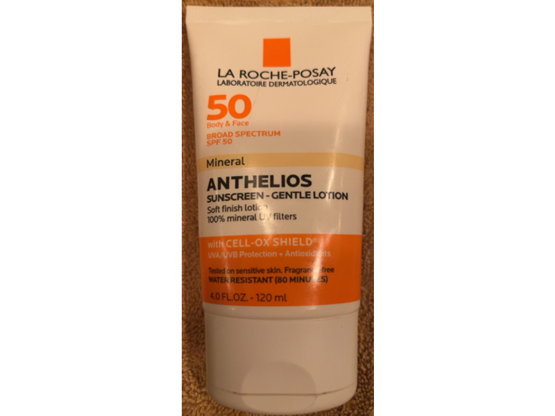 La Roche-Posay Mineral Sunscreen, SPF 50, 4 fl oz/120 mL