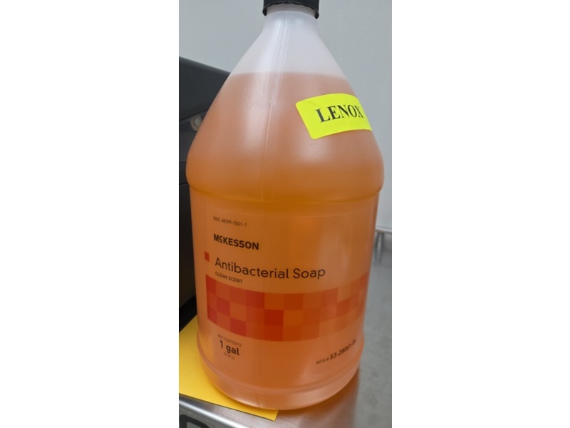 McKesson Antibacterial Liquid Hand Soap, Clean Scent, 3.79 L
