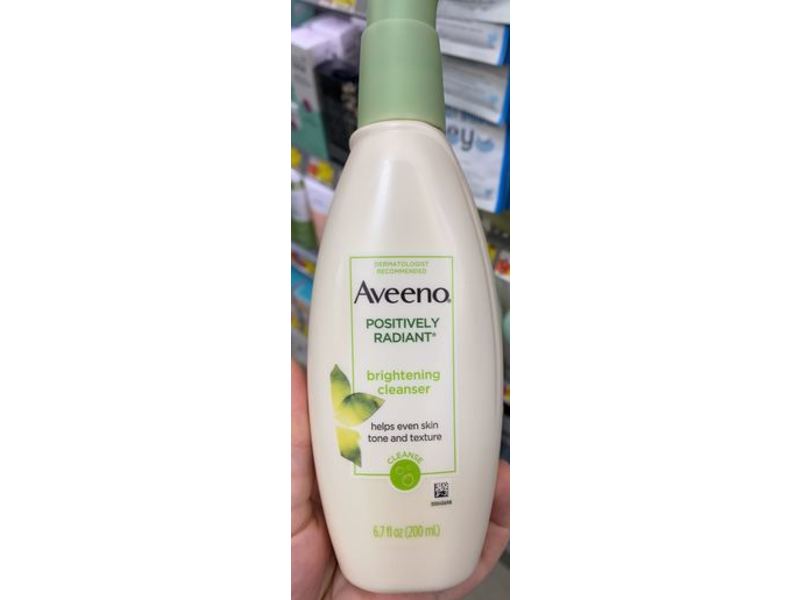 Aveeno Positively Radiant Brightening Cleanser, 6.7 fl oz / 200 mL