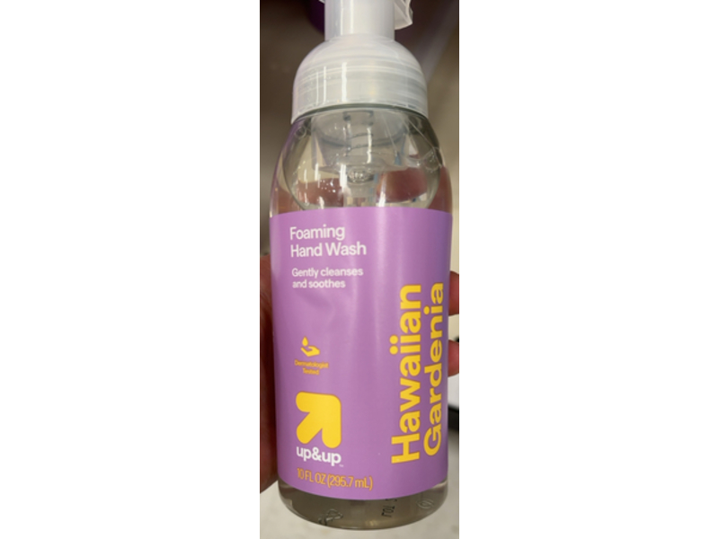 Up&Up Foaming Hand Wash, Hawaiian Gardenia, 10 fl oz/295.7 mL