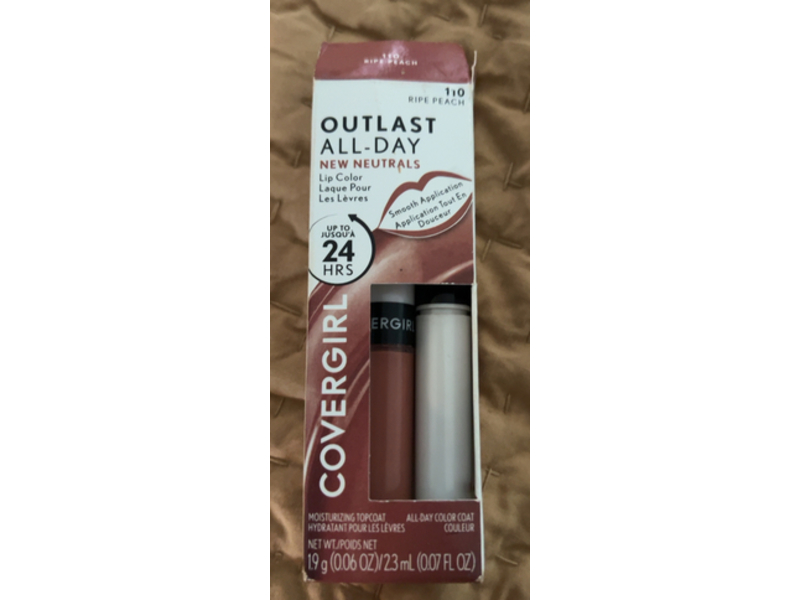 Cover Girl Outlast All-Day Lip Color Set, Ripe Peach