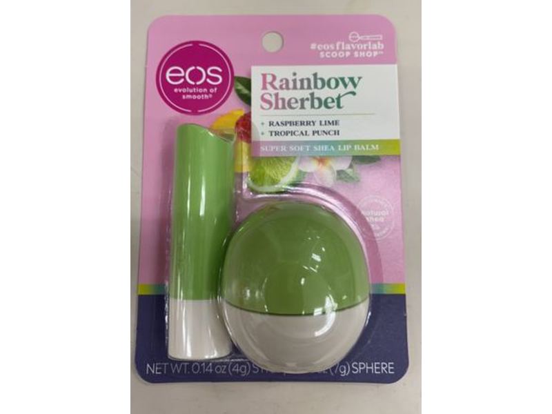 ecos Rainbow Sherbet Super Soft Shea Lip Balm & Sphere