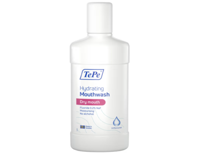 Tepe Hydrating Dry Mouth Mouthwash, Unflavoured, 500 mL