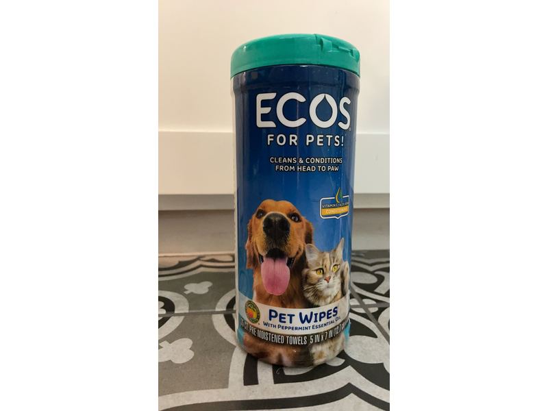 ECOS Pet Wipes, 35 CT