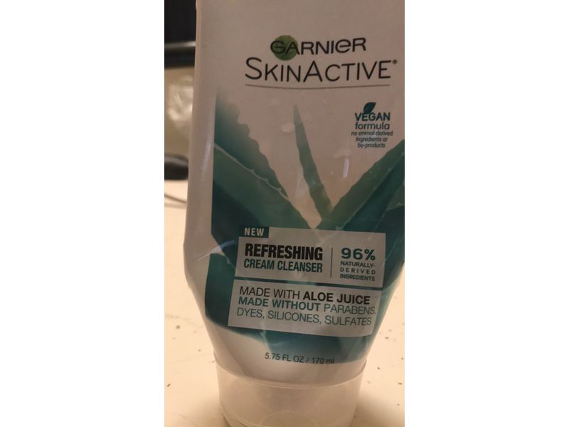 garnier skinactive refreshing cream cleanser