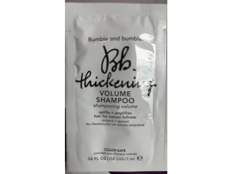 Bumble And Bumble. BB Thickening Volume Shampoo, 0.24 fl oz/7 mL