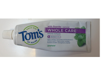 Toms Of Marine Whole Care Anticavity Toothpaste, Fluoride Spearmint, 4 fl oz/113 g - Image 3