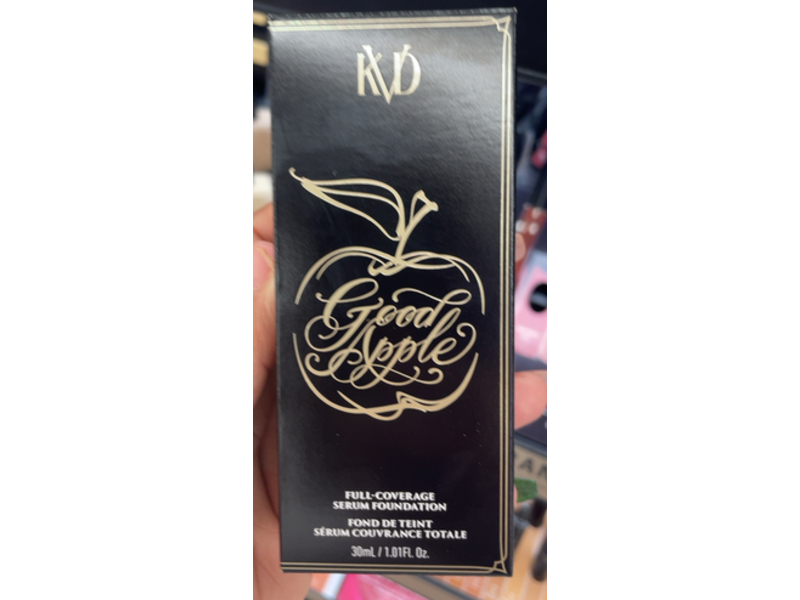 KVD Good Apple, Full Coverage Serum Foundation, Tan 60, 1.01 fl oz/30 mL