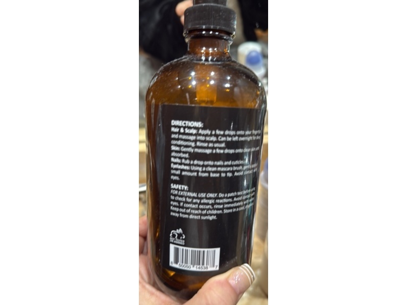 INFINA ESSENTIALS 100% Pure & Natural Castor Oil, 16 fl oz/473 mL