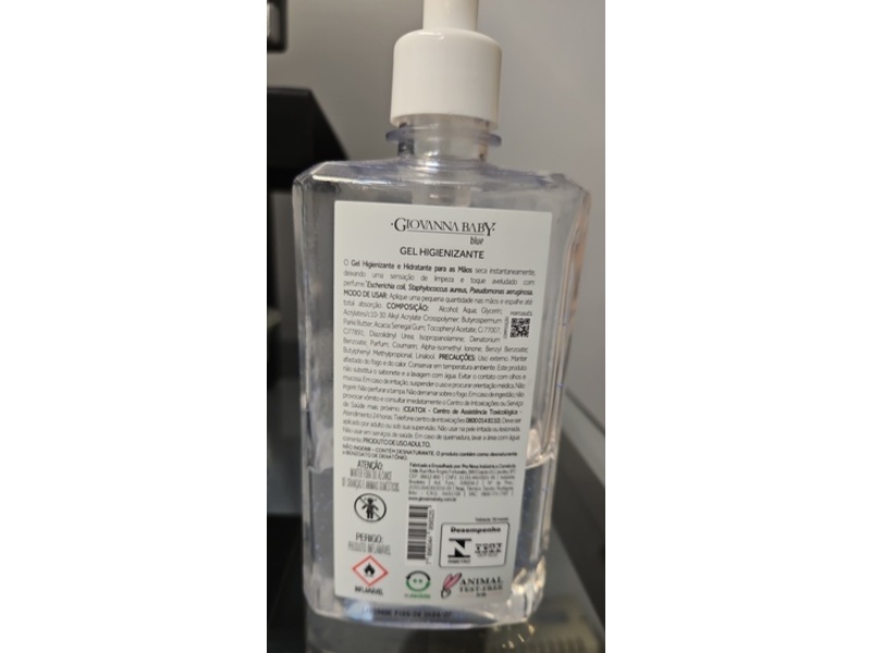 Giovanna Baby Sanitizing Gel, Blue, 500 mL