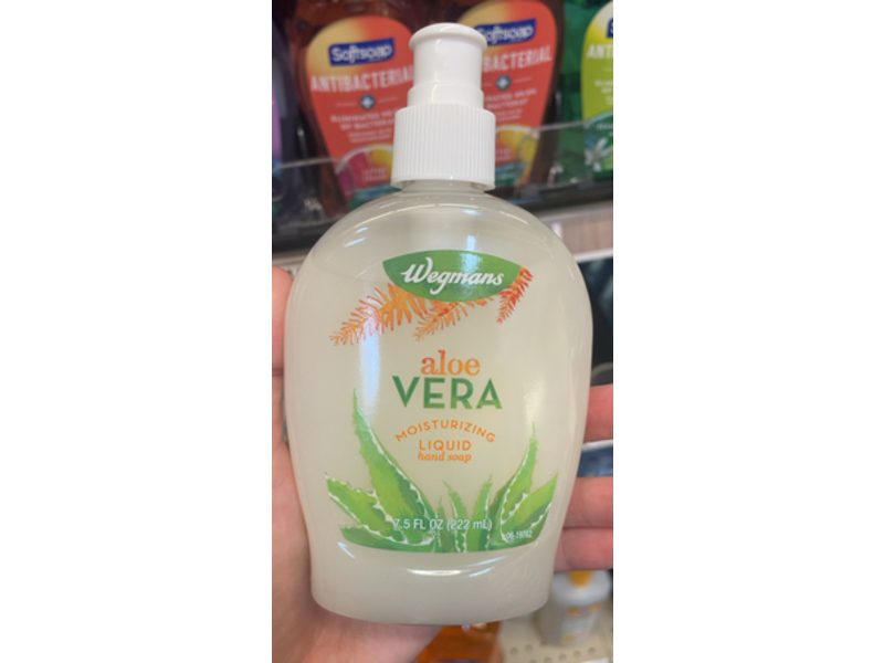 Wegmans Moisturizing Liquid Hand Soap, Aloe Vera, 7.5 fl oz/222 mL