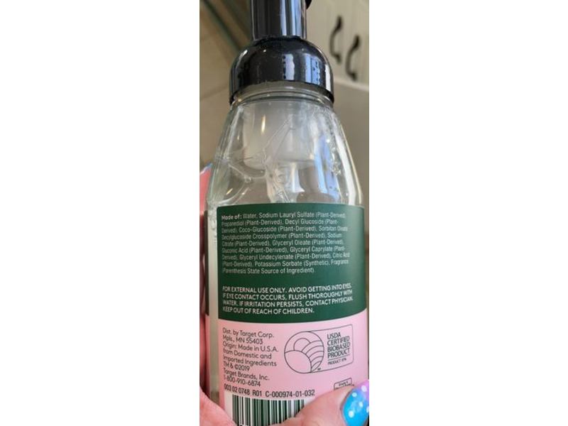 Everspring Geranium & Herbs Foaming Hand Soap, 10 fl oz/295.7 mL