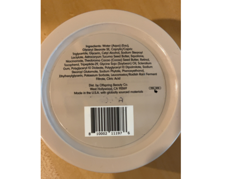 Versed Press Restart Advanced Retinol Body Butter, Tripeptide & Tucuma Butter, 7 fl oz/198 g