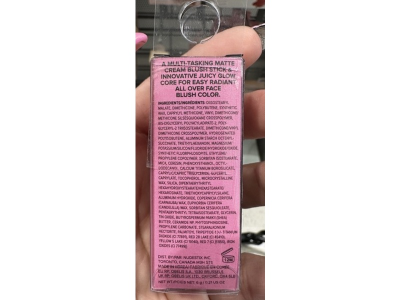 Nudestix Nudies Matte + Glow Core Blush, Magenta Magic, 0.21 oz