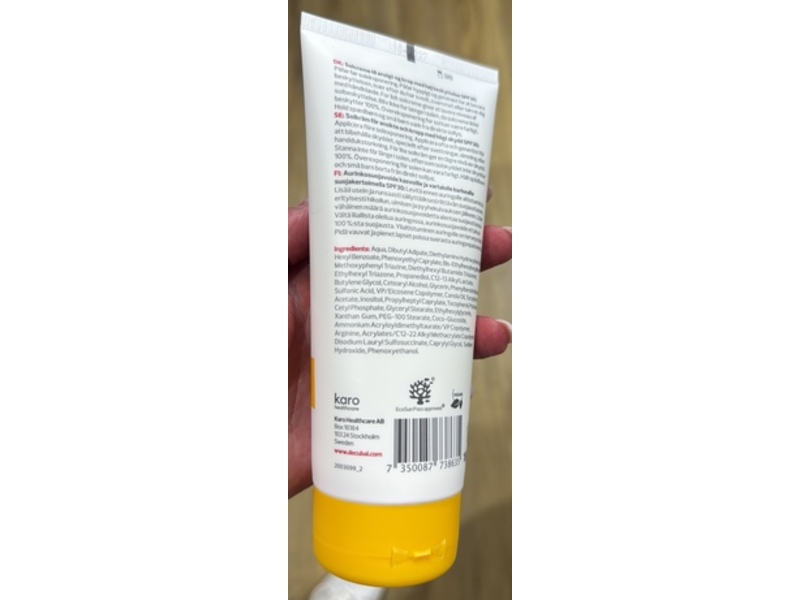 Decubal Sun Lotion, SPF 30, 180 mL