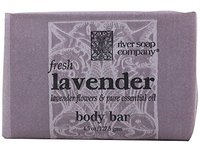 River Soap Body Bar, Fresh Lavender, 4.5 oz/127 g - Image 2