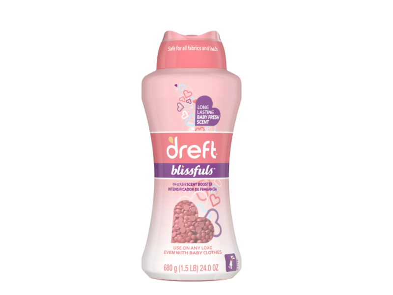 Dreft Blissfuls In-Wash Scent Booster, Baby Fresh, 24 oz/680 g