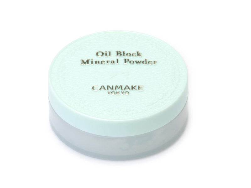 Canmake Oil Block Mineral Powder, C01 Fluffy Mint, SPF 16 PA++, 3 g