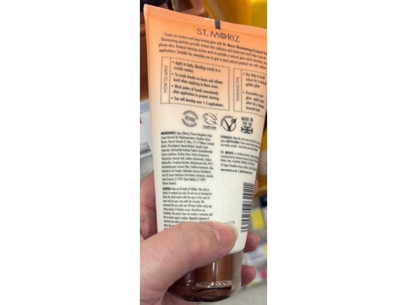 St. Moriz Advanced Illuminating Glow Gradual Tan Lotion, 5.07 fl oz/150 mL