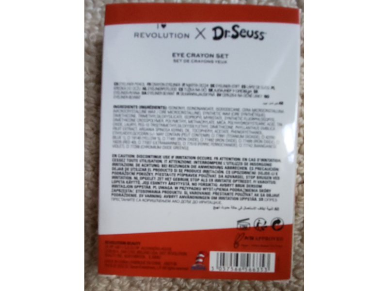 I Heart Revolution Dr. Seuss Eye Crayon Set