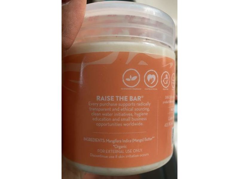 Pacha Soap Co Raw Butter, Mango, 8 oz/227 g