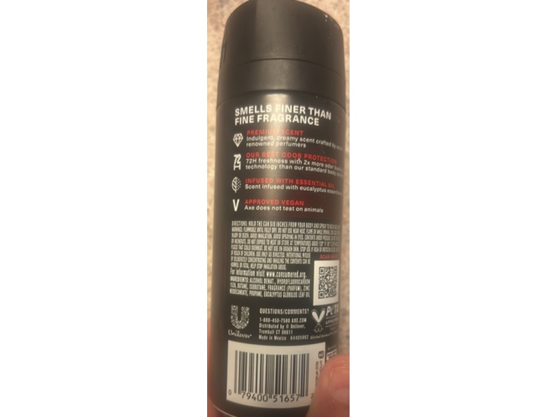Axe Premium Body Spray, Cherry Spritz, 4 oz/113 g