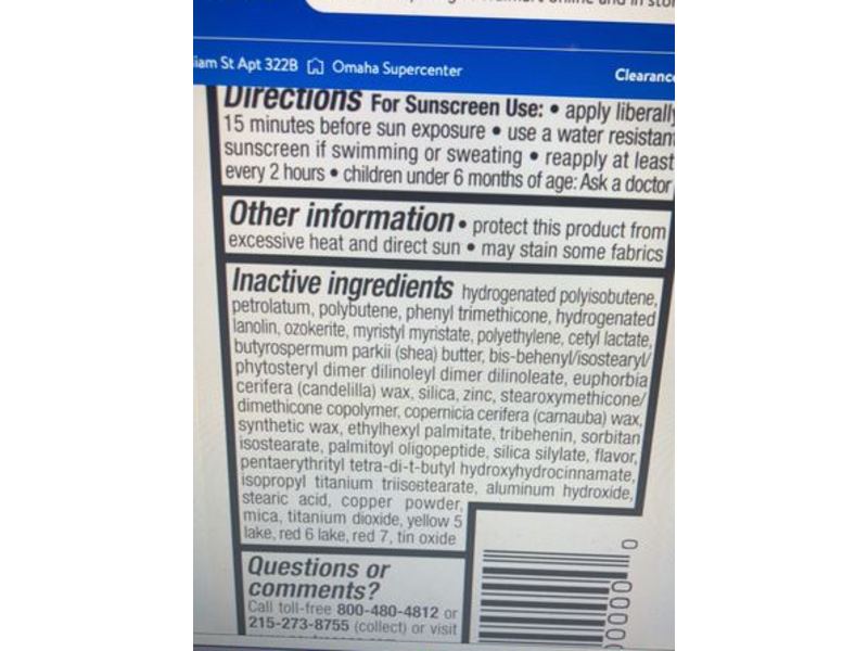 Neutrogena Revitalizing Lip Balm, Blush 20, SPF 20, 0.15 fl oz/4.2 g