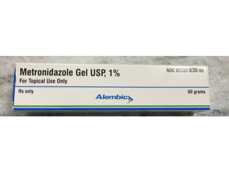 Metronidazole Gel USP, 1 %, 60 g, Alembic (RX)