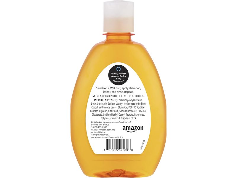 Amazon Basics Tear-Free Baby Shampoo, 13.6 fl oz/400 mL