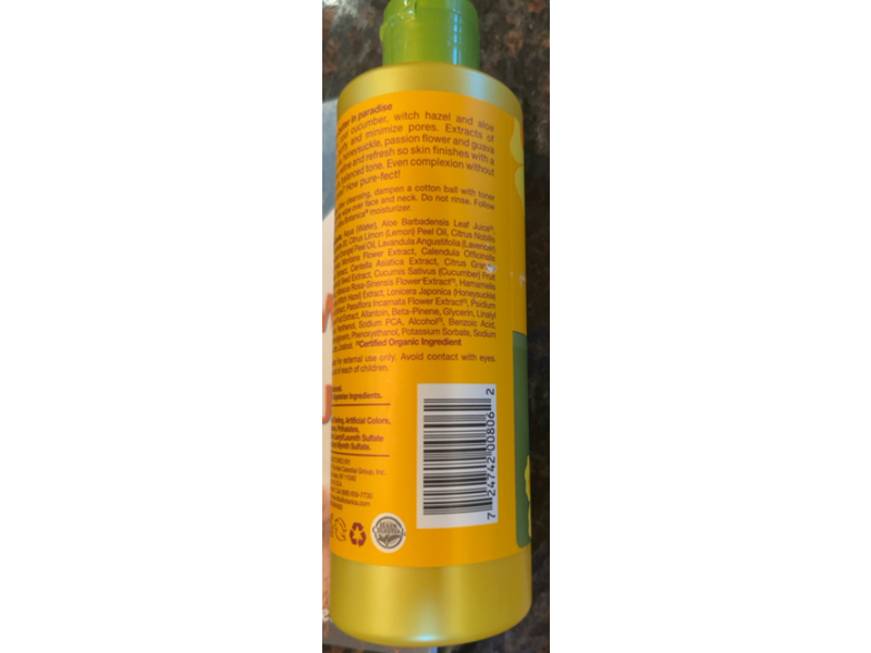 Alba Botanica Hawaiian Facial Toner, Hibiscus, 8.5 fl oz/251 mL