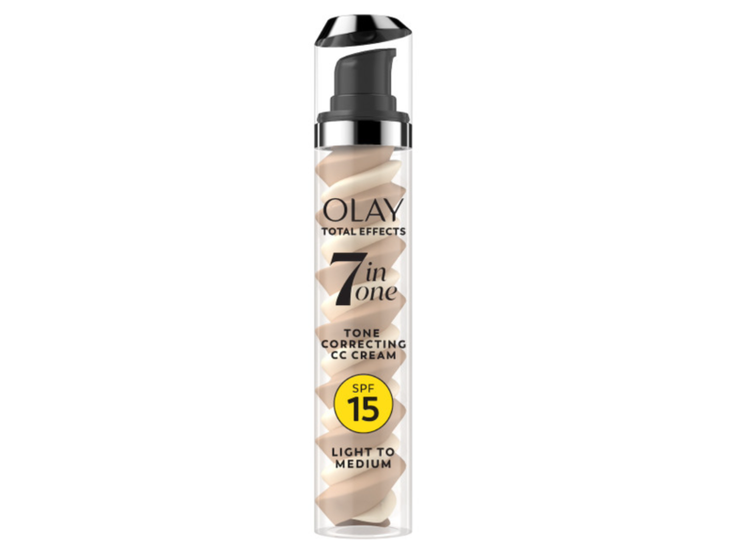 Olay 7 In One Tone Correcting CC Cream With Sunscreen, SPF 15, Light To Medium, 1.7 fl oz/50 mL