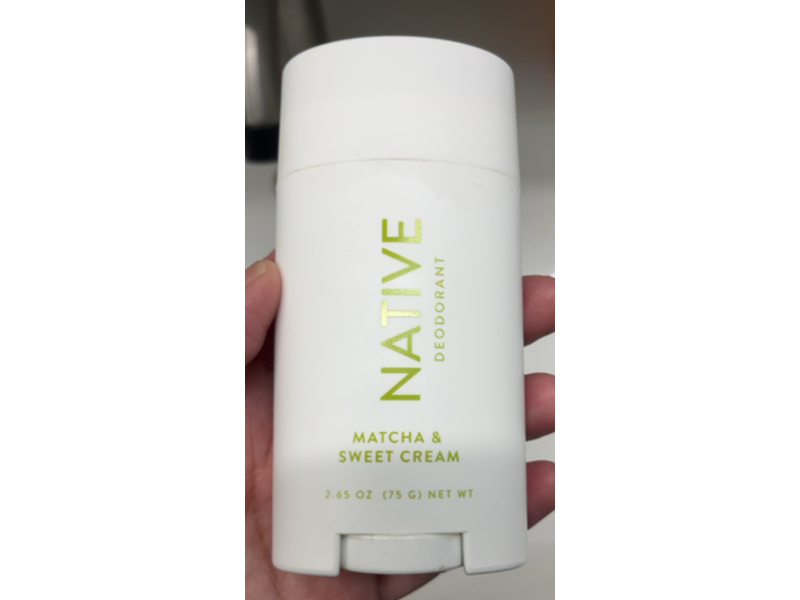 Native Sensitive Deodorant, Matcha & Sweet Cream, 2.65 oz/75 g