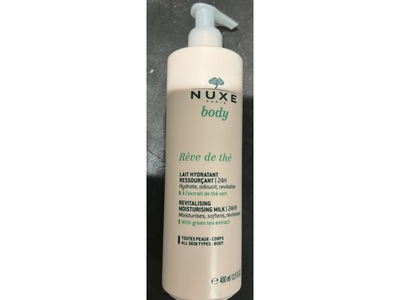 NUXE Body Reve De The Revitalising Moisturising Milk, Green Tea Extract, 13.5 fl oz/400 mL