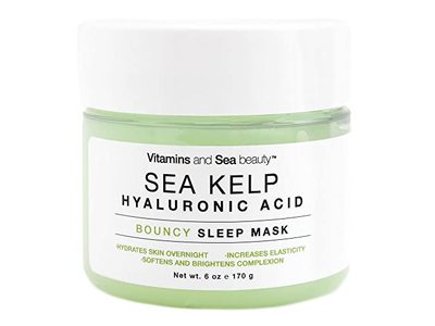 Vitamins And Sea beauty Bouncy Sleep Mask, Sea Kelp & Hyaluronic Acid, 6 oz/170 g