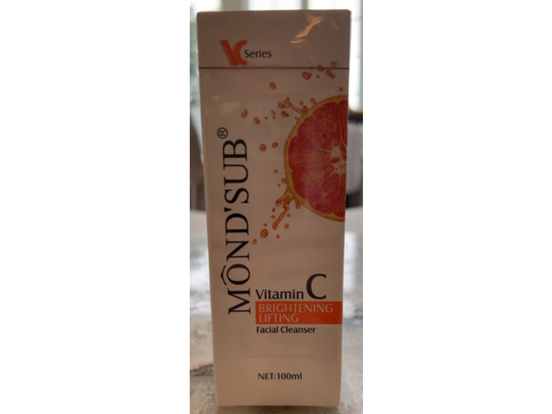 Mond'Sub Brightening Lifting Facial Cleanser, Vitamin C, 100 mL