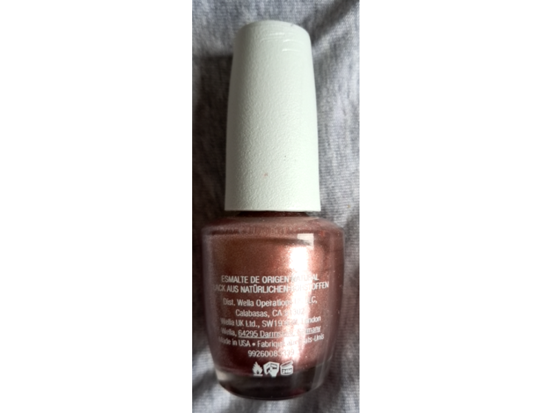 OPI Nature Strong Natural Origin Nail Lacquer, Intentions are Rose Gold, 0.5 fl oz/15 mL