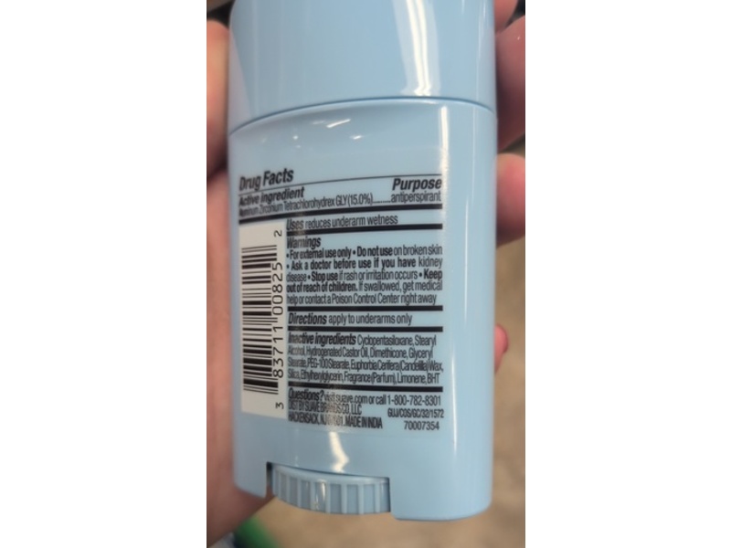 Suave Antiperspirant Deodorant, Tropical Citrus, 1 oz/28 g