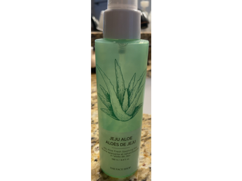 The Face Shop Jeju Aloe Facial Mist, 4.4 Fl oz/130 mL