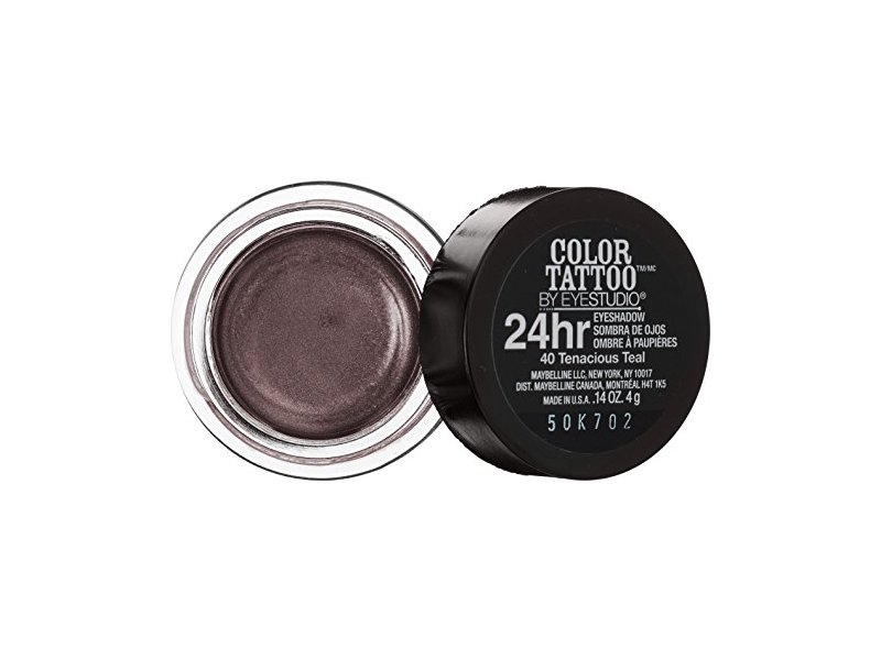 Maybelline New York Eyestudio Color Tattoo 24HR Cream Gel Eye Shadow, Vintage Plum, 0.14 oz.