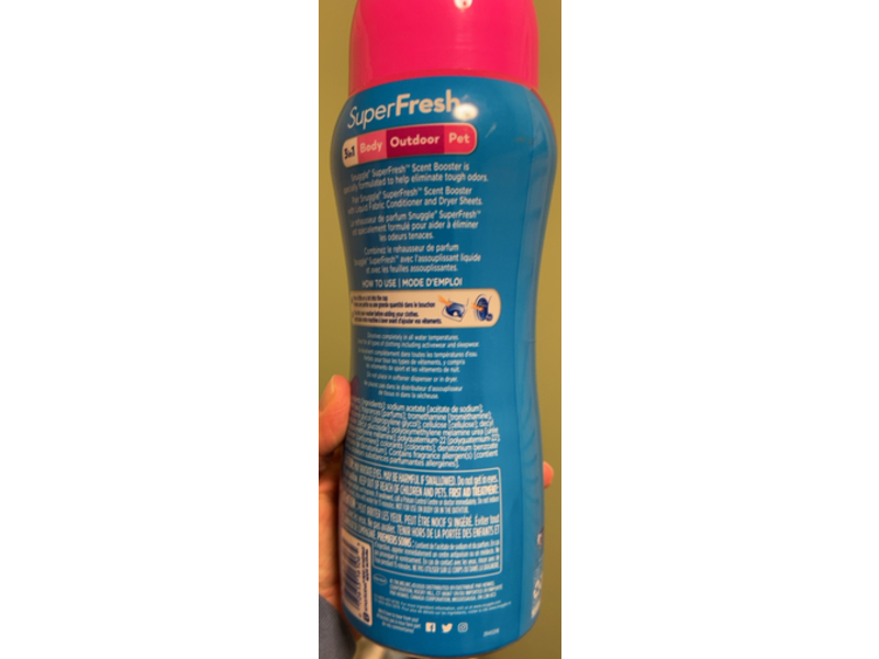 Snuggle Super 3 In 1 Scent Booster, Spring Burst, 79 oz/538 g