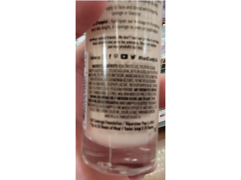 Hard Candy Glamoflauge Full Coverage Foundation, Vanilla, 0.67 fl oz