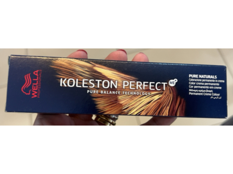Wella Professionals Koleston Perfect Me+ Pure Naturals Permanent Creme Colour, 4/0 Medium Brown/Natural, 60 mL