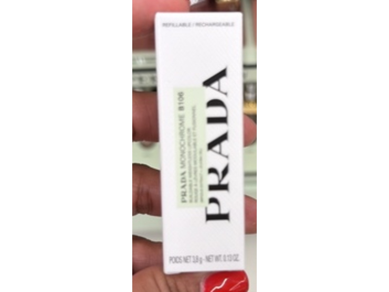 Prada Monochrome Soft Matte Lipstick, B106 Caramel, 0.13 oz/3.8 g