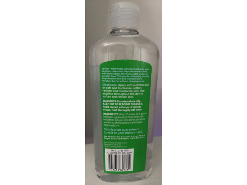 Up & Up Witch Hazel Antiseptic, 16 fl oz/473 mL