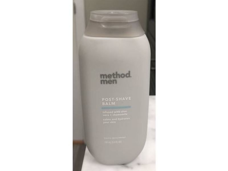 Method Men Post-Shave Balm, Aloe Vera + Chamomile, 3.4 fl oz/100 mL